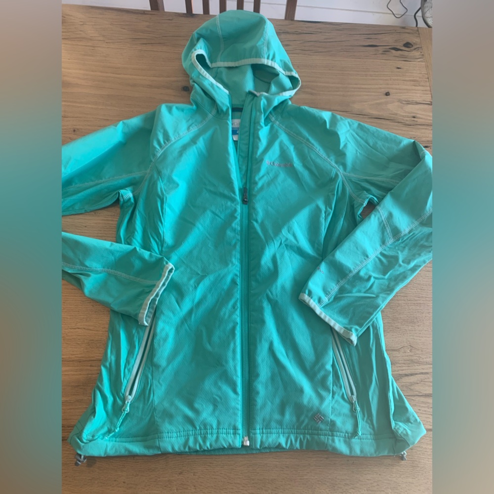 Columbia‎ Full Zip Hooded Jacket Green Women’s Green Preloved